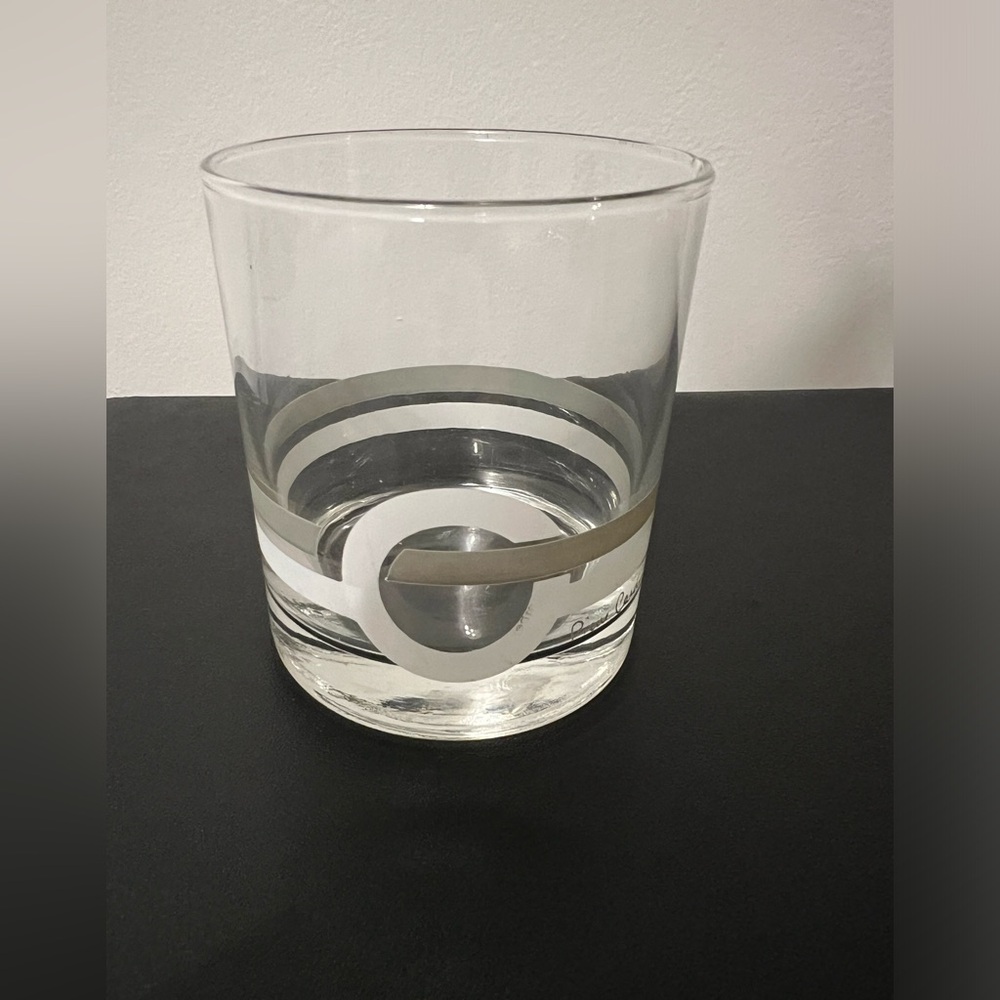 Pierre Cardin Drinking Glass  G3371 Wine Water Designer Replacement Single Rare